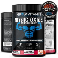 Nitric Oxide – Pre Workout Powder Increase Power, Strength, Energy, Performance