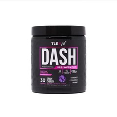 Dash Pre-Workout Fitness Grape Cherry Supplement Performance (30 Servings)