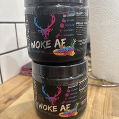 2 jars! Bucked Up Woke AF Miami Pre-Workout Powder Exp 09/2028 2 jars!