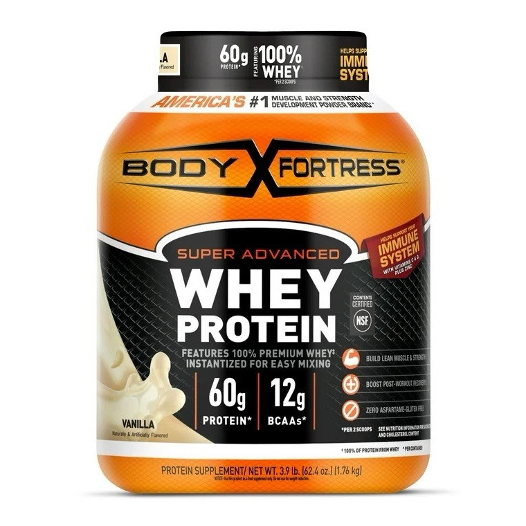 Body Fortress Super Advanced Whey Protein Vanilla 3.9 lb.!!!