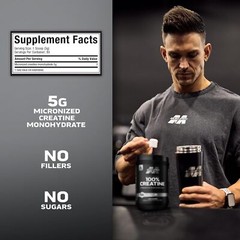 MuscleTech 100% Platinum Creatine Monohydrate Micronized Powder 400 gram 80 Svgs