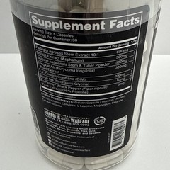 Anabolic Warfare Project Test Muscle Mass Strength Hormone Sexual Health 120 Cap