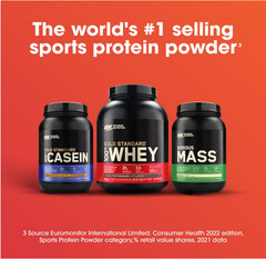 Optimum Nutrition Serious Mass Weight Gainer, Vanilla, 6 lb