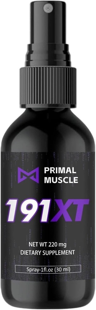 Primal Muscle 191Xt Recovery Spray Plant-Based Muscle Relief Spray Fast Recovery