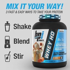 Bpi Sports Whey Hd Ultra Premium Protein Powder Isolate Vanilla/caramel 4.1 lbs