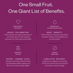 SLEEP Tart Cherry Juice – Formulated for for Deeper Sleep – Fight Inflammatio…