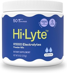 K1000 Electrolytes Powder Mix Unflavored Keto & Performance, 50 Servings