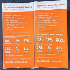 2 Boxes: Real Ketones D-BHB Capsules Charged 30 Caps ea. (Exp. 2/2027