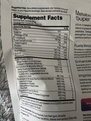 metabolic. Super Protein Powder Creamy Vanilla 19g 100 Cal 0g Sugar 15.34oz
