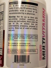 Evlution Nutrition WOMENS MULTIVITAMIN – 120 Tablets / 60 Servings – Exp 4/2027