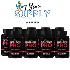 Endopower Pro- Bodybuilding & Men’s Health Support- 12 Bottles- 1080 Capsules