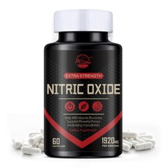 Nitric Oxide Booster L-Arginine, L-Citrulline 3000mg 120 Caps HIGHEST POTENCY