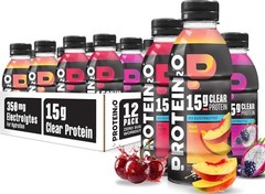 Nutritionally Enhanced Clear Protein Water – Great for Recovery, 12-Pack Variety