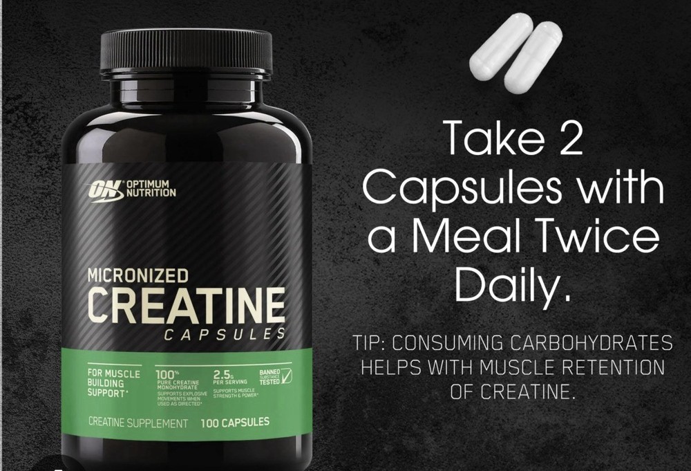 Optimum Nutrition Creatine 2500 mg (100) Caps