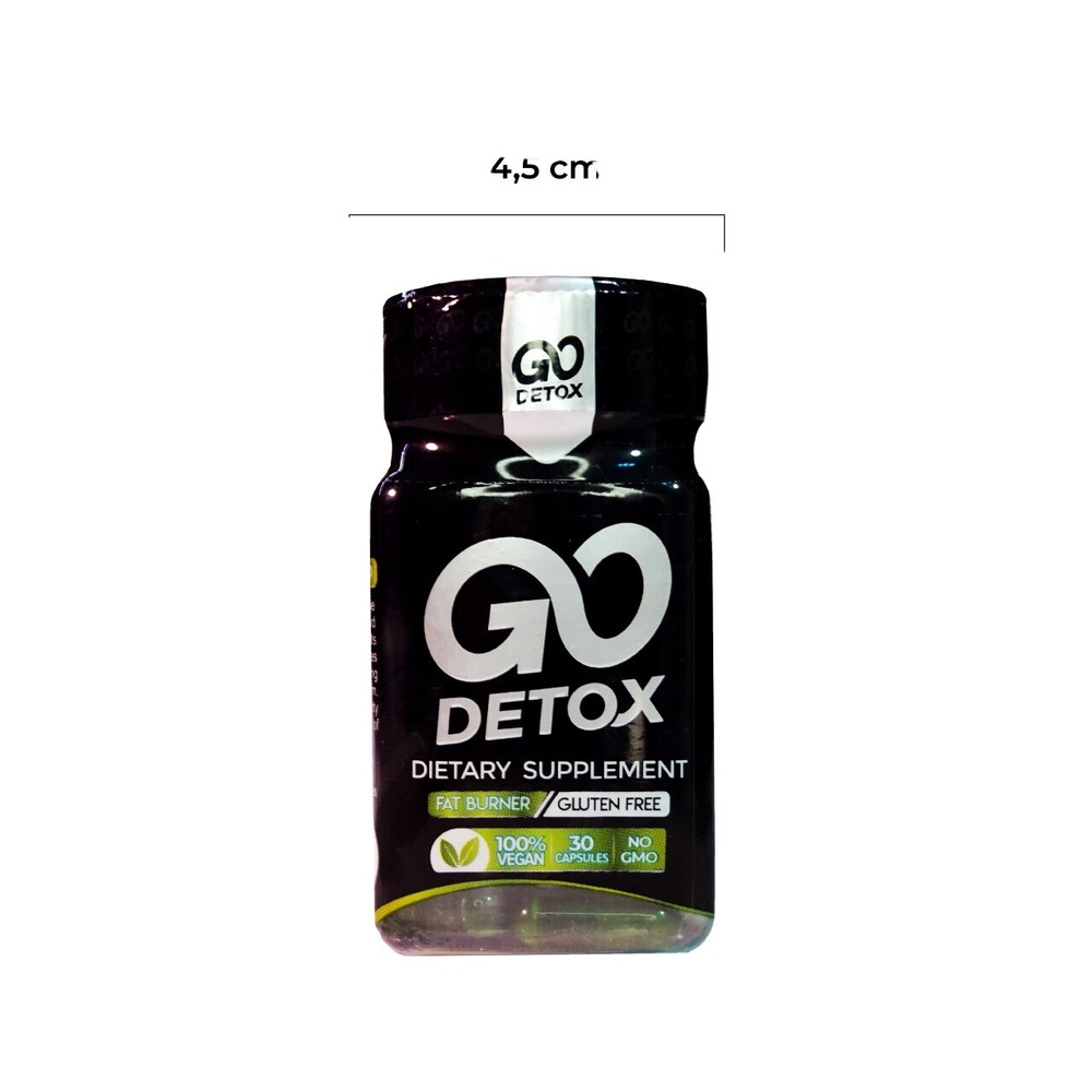 Go Detox O Gofit Red Fat Loss Suport X 2 Und- Pérdida De Grasa Y Energia Vegano