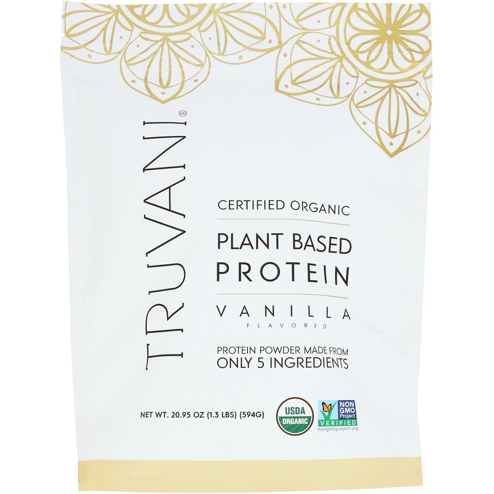Vanilla Plant Based Protein Powder Truvani 20.95 Oz 1 Pack