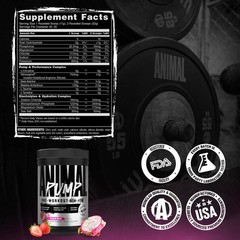 Animal Pump NS Stim-Free Pre Workout Powder for Men & Women – 20 Servings