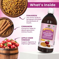 Dr Patkar ACV Cinnamon Fenugreek Sugar Control 500ml