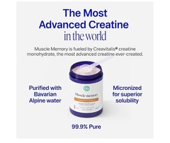 Ora Organic Creatine Monohydrate Powder Muscle Memory Acai Berry 30 Serving 2027