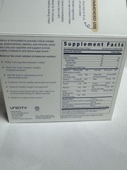 Unicity Balance Orange Fiber Drink Mix 5 Pack Blood Sugar Support Supplement NEW