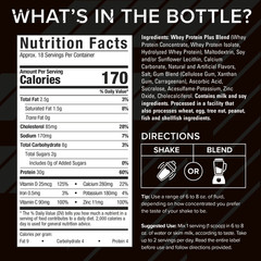Six Star Pro Nutrition 100% Whey Protein Powder Plus,30g Protein,Vanilla-1.81 lb