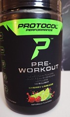 Protocol Preworkout, 25 Serv🍒 Limeade,Natural Flavor, 350mg Caffeine⚡️08/2027✨️