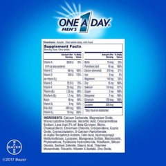 ONE A DAY MENS MULTI VITAMIN (300 TABLETS) 1 energy immune health gluten-free