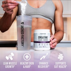 Creatine for Women – Creatine Monohydrate with Collagen + Colostrum to Suppor…