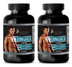 male boost pills – LONGJACK 2170mg – male potency health support – 2 Bottles