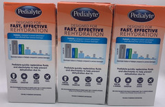 3PK Abbott Pedialyte Electrolyte Powder ~ 6 Sticks Each ~ EXP 11/26 ~ FAST SHIP
