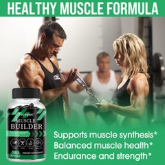 Muscle Builder, Testosterone Booster & Muscle Gain, Energy Capsules