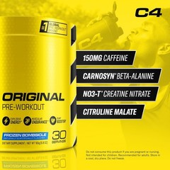 Sugar-Free Frozen Bombsicle Pre-Workout Powder – 30 Servings of Energy & Stre…