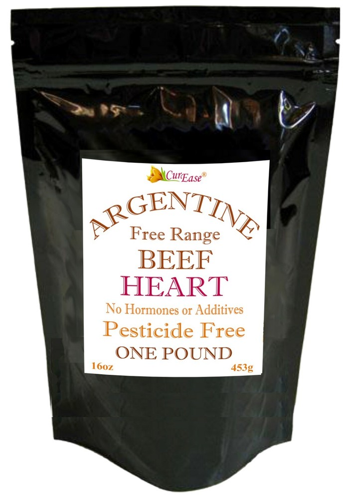 ORGANIC Argentine Desiccated BEEF HEART POWDER UNDEFATTED ~ POUND 1 Lb 453 grams