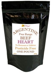 ORGANIC Argentine Desiccated BEEF HEART POWDER UNDEFATTED ~ POUND 1 Lb 453 grams