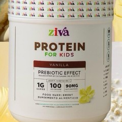 Ziva Protein Powder Vanilla Prebiotic Effect Non-GMO 15 Servings Unisex