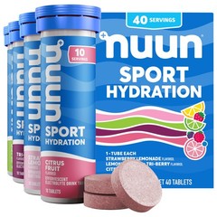 Sport Electrolyte Tablets for Proactive Hydration, Mixed Flavors, 4 Pack (40 Ser