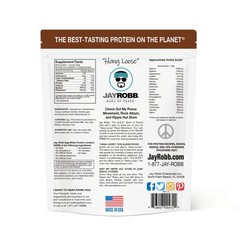 JAYROBB Chocolate Egg White Protein 24 oz, 1.5 Pound Bag