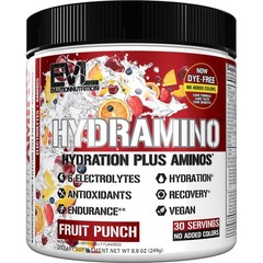 Evlution Nutrition HYDRAMINO Complete 8.8 Ounce (Pack of 1), Fruit Punch
