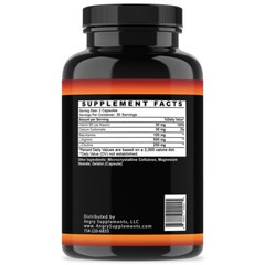 Monster Test Nitric Oxide Pre Workout Booster, Recuperacion, Energia y fuerza