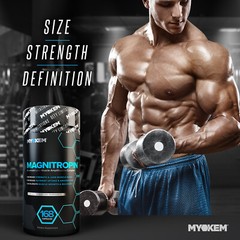 2x Magnitropin Muscle Mass Accelerator & Testosterone Booster + FREE SHIRT