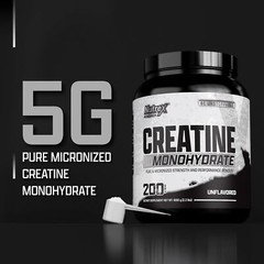 Nutrex CREATINE Monohydrate Bulk Powder Micronized Unflavored 400 Svg 2000 Grams