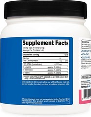 Nutricost BCAA 2:1:1 Powder (Raspberry Lemonade) 60 Servings – 6G Per Serving
