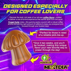 Energy & Focus Gummies with 100mg Caffeine Anhydrous for Gamers, Workers, etc