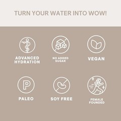| Plant-Based Electrolyte Drink Mix | No Added Sugar | Tropical Punch