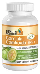 Garcinia Cambogia 60% HCA Extract 1300mg (1 Bottle)