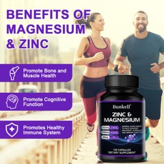 Zinc Magnesium w/Vitamin B6 – Restful Sleep, Anti Stress AntiAnxiety supplement