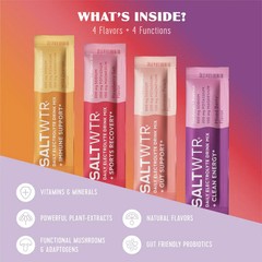SaltWTR Functional Electrolyte Hydration Drink Mix – Clean Energy – 30 Pack