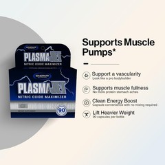 Gaspari Nutrition PlasmaJet, Legendary N.O. Nitric Oxide Maximizer, Increased Le