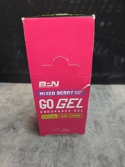 BPN Go Gel Endurance Mixed Berry 10 Packs 24g Carbs 100 Calories Vegan GF
