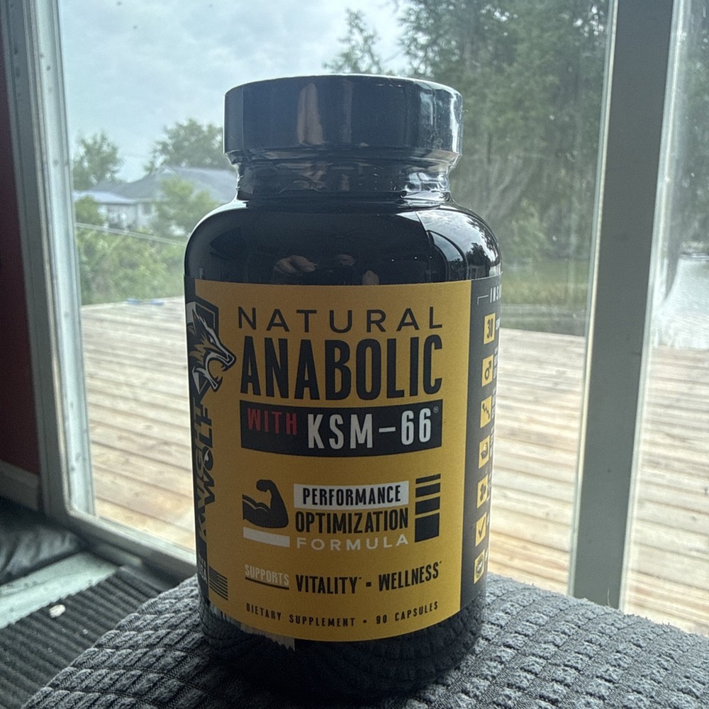 Night Wolf Supps KSM-66 Organic Ashwagandha 600mg, Fenugreek, Natural Anabolic a